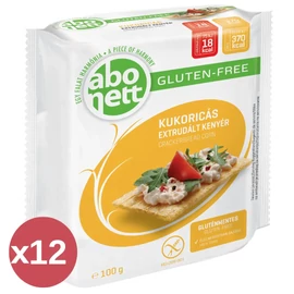 Abonett kukoricás extrudált kenyér gluténmentes kínáló 12×100 g