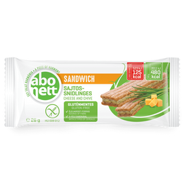 Abonett gluténmentes szendvics, sajtos-snidlinges 26 g 