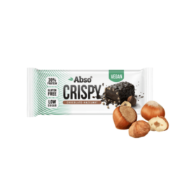 Abso Crispy Bar 50 g - Csokoládés-mogyorókrémes ízű vegán fehérjeszelet