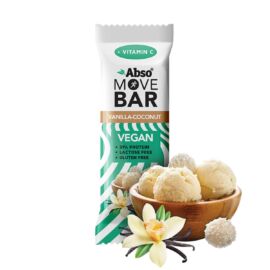 Abso MOVE BAR 35g - Vaníliás-kókuszgolyó ízű vegán fehérjeszelet