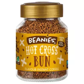 Beanies Hot Cross Bun Mazsolás süti ízű instant kávé 50 g