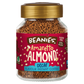 Beanies Amaretto- mandula ízű koffeinmentes instant kávé 50 g – Natur Reform