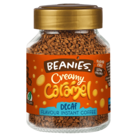 Beanies Krémes karamella ízű koffeinmentes instant kávé 50 g – Natur Reform