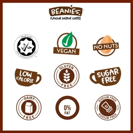 Beanies Csokis süti ízű instant kávé 50 g – Natur Reform