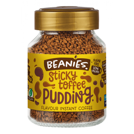 Beanies Karamellás angol puding ízű instant kávé 50 g – Natur Reform