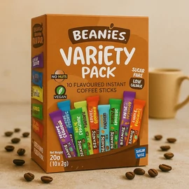 Beanies Ízesített instant kávé válogatás 20 x 2 g – Natur Reform