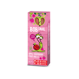 Bob Snail alma-málna gyümölcstekercs 30 g - Natur Reform