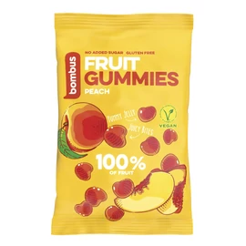 Bombus Fruit Energy gummies őszibarackos gyümölcscukorkák 35 g - Natur Reform