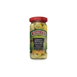 Borges 8 magozott zöld olívabogyó üveges  230 g