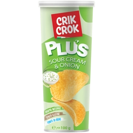 Crik Crok Gluténmentes hagymás-tejfölös chips 100 g