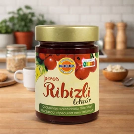 Dia-Wellness Pirosribizli lekvár csökkentett szénhidráttartalommal 380 g