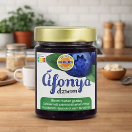Dia-Wellness Áfonya lekvár csökkentett szénhidráttartalommal 380 g – Natur Reform
