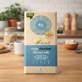 Dia-Wellness - Health Market White Delight Kókusztejes fehércsokoládé 80 g