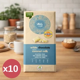 Dia-Wellness - Health Market White Delight Kókusztejes fehércsokoládé 80 g