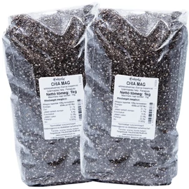 Paleolit fekete chia mag DUO 2×1 kg – növényi omega-3 forrás adalékmentes paleolit étrend magvak