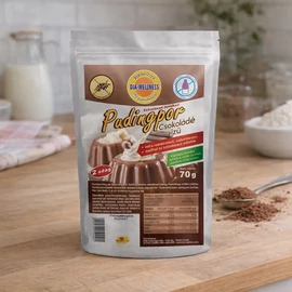 Dia-Wellness Csokoládé ízű cukormentes pudingpor TRIO 3×70 g - Natur Reform