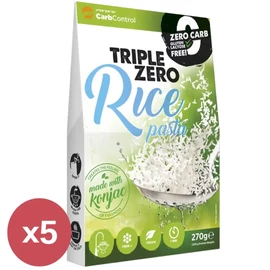 Forpro Triple Zero rizs alakú konjac tészta 5x200 g alacsony kalóriás köret