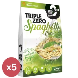 Forpro Triple Zero spagetti alakú konjac tészta 5x200 g alacsony kalóriás köret