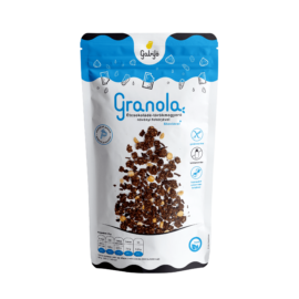 GabiJó Étcsokoládé-törökmogyoró granola növényi fehérjével - Protein 275 g  – Natur Reform