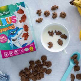 Gullón Dibus Sharkies - gluténmentes reggeliző keksz 250 g – Natur Reform