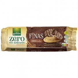 Gullón Thins Zero Tejcsokoládés Keksz hozzáadott cukor nélkül 150 g