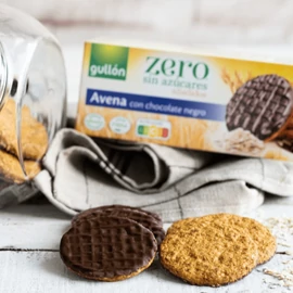 Gullón ZERO Avena étcsokoládé zabkeksz 3X275 g - Natur Reform