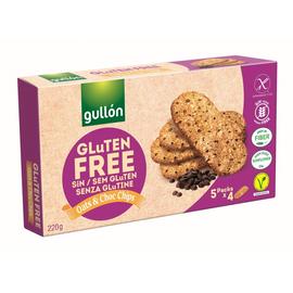 Gullón Gluténmentes keksz csokoládé darabokkal 220 g