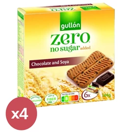 Gullón ZERO Snack csokoládés szelet 4X144 g - Natur Reform