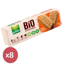Gullón BIO 4 gabonás keksz 8X170 g - Natur Reform