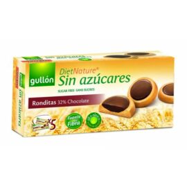 Gullón Ronditas - Étcsokoládéval töltött cukormentes keksz édesítőszerrel 186 g 