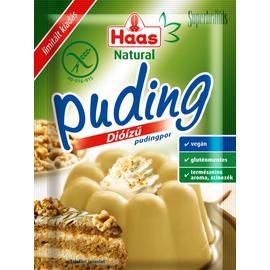 Haas Natural Dióízű pudingpor 40 g (limitált kiadás)