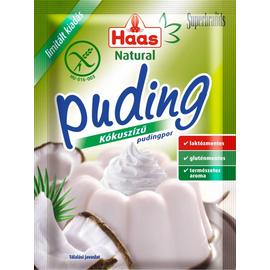 Haas Natural kókuszízű pudingpor 40 g - Natur Reform
