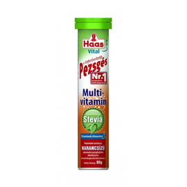 Haas Stevia multivitamin cukormentes pezsgőtabletta 80 g