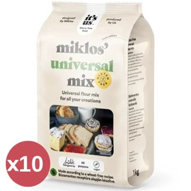 It’s us Miklos&#039; Universal mix gluténmentes lisztkeverék 10x1000 g – Natur Reform