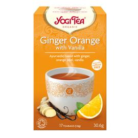 YOGI TEA NARANCSOS GYÖMBÉR BIO TEA VANÍLIÁVAL - Natur Reform