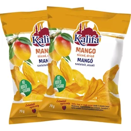 Kalifa szeletelt aszalt mangó DUO 2x70 g természetes nassolnivaló