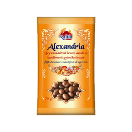 Kalifa Alexandria tejcsokoládés gyümölcsdrazsé 70 g