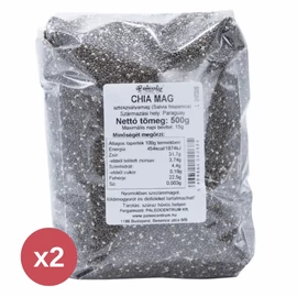 Paleolit Chia mag fekete 500 g   - Natur Reform