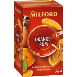 Milford Narancs- és rumízű gyümölcstea 20 db filter - Natur Reform