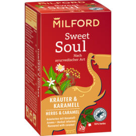 Milford Sweet Soul Karamell ízű gyógytea 20 db filter 