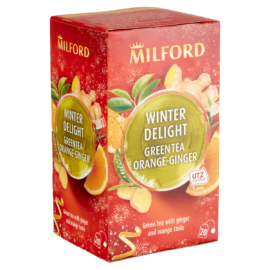 Milford Gyömbér-Citrom ízű gyógynövénytea 20 db filter 