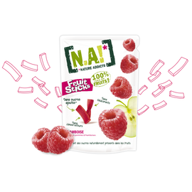N.A! Gyümölcsrudacskák málna 35 g - Natur Reform
