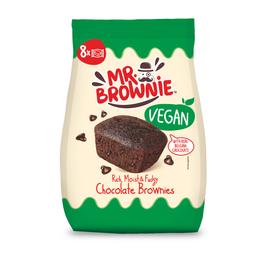 Mr. Brownie Vegan Brownie Belga Csoki darabokkal 200 g – Natur Reform