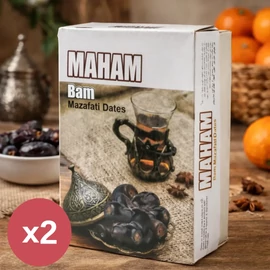 Paleolit Friss Prémium Datolya DUO 2x500 g, puha állagú, természetes szárított datolya csomagolásban.