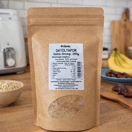 Paleolit Datolyapor 250 g csomag, 100% Deglet Nour datolyából készült természetes datolya édesítő sütéshez és italokhoz