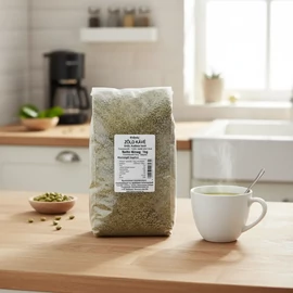 Paleolit 100% Zöld kávé őrölt 1 kg – pörköletlen brazíliai arabica kávé gazdaságos kiszerelésben, klorogénsavban gazdag