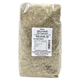 Paleolit 100% Zöld kávé őrölt 1 kg – pörköletlen brazíliai arabica kávé gazdaságos kiszerelésben, klorogénsavban gazdag