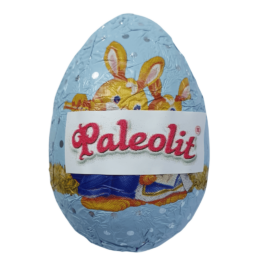 Paleolit Tojás figura kókusztejes csokoládéból édesítőszerrel (kék) 20 g