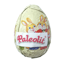 Paleolit Tojás figura kókusztejes csokoládéból édesítőszerrel (sárga) 20 g