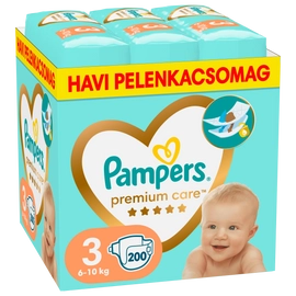 Pampers Premium Care pelenka 3, 6-10 kg, HAVI CSOMAG 200 db – Natur Reform